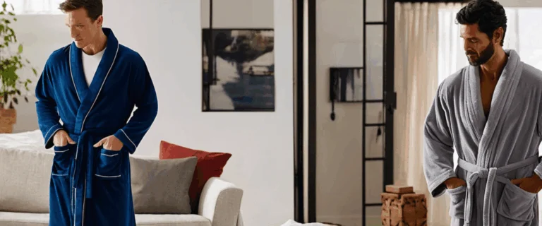 Robe de chambre légère pour homme : confort, style et modernité à la maison